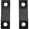 Ekena Millwork Premium Z-Brackets for Barn Door Track (set of 2), Black GB6001TZBL - alternate 1